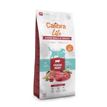 Calibra Dog Life Fresh Beef Junior Small & Medium Breed