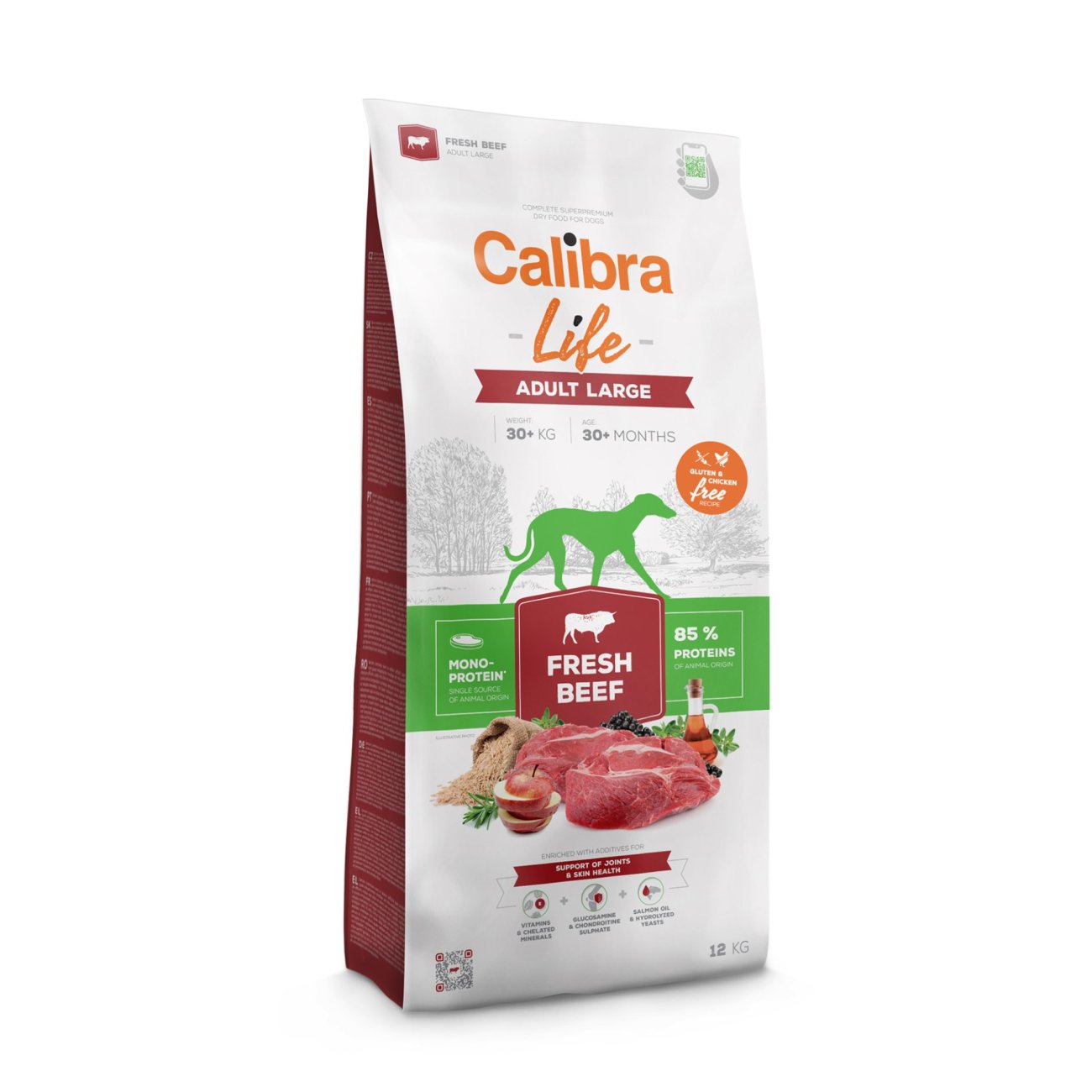 Calibra Dog Life Fresh Beef Adult Large Breed 12 kg